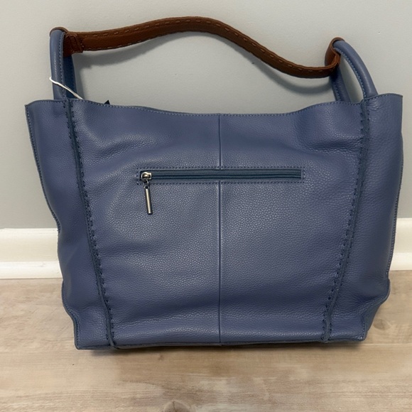 The Sak Navy and Brown Shoulder Bag - Picture 2 of 2